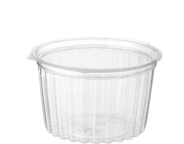 Clearview® PET Food Bowls with Flat Lid 455ml / 16oz