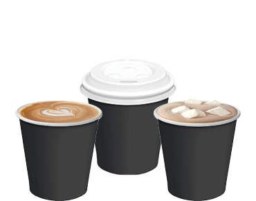 Black Paper Hot Cup