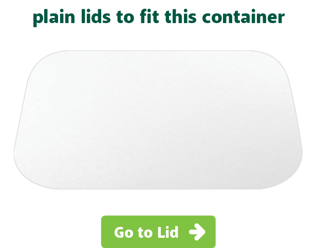 Large Rectangular 3 Compartment Containers