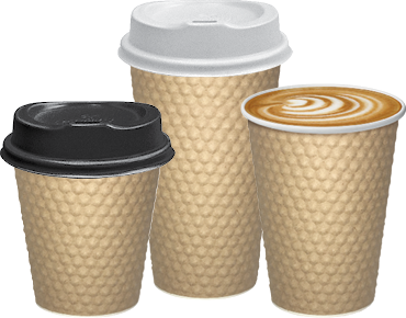 Brown Dimple® Paper Coffee Cup