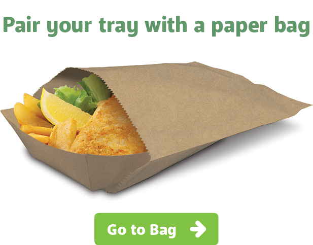 Rediserve® Kraft Paper Food Trays #4