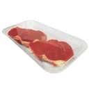 Aquacell Plastic Meat Tray 119 | Recycled P.E.T. | Clear (270 x 220 x 35mm)