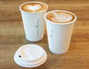 12 oz Double Wall White Plastic Free Cups
