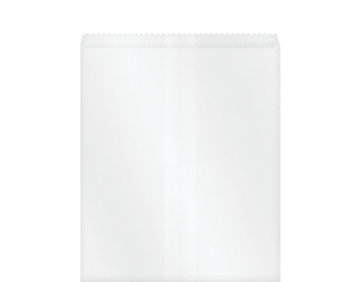 Flat Greaseproof Paper Bag #4 | White