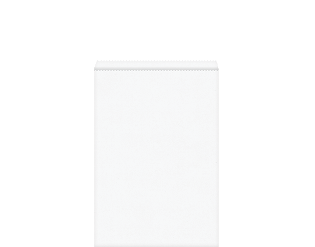 Flat Paper Bag #7 | White