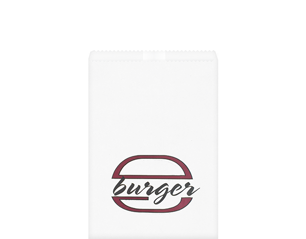 Satchel Greaseproof Paper Bag | "Burger"