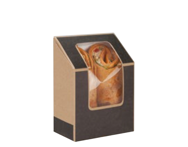 Tuck-top wrap packs suitable for 2 wrap halves | Slate Grey