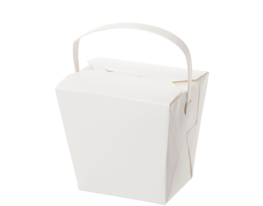16oz Food Pail with handles | White