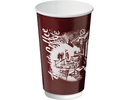 Coffee Cup Paper Double Wall 16oz 'Café Montmartre'