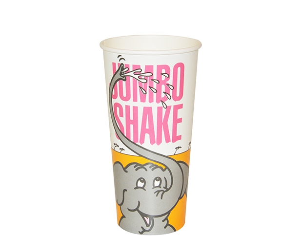 24oz 'Jolly Jumbo' Paper Cold Cups for Juice Drinks, Milkshakes & Smoothies