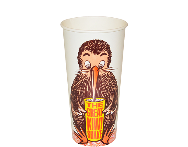 24oz 'Kool Kiwi' Paper Cold Cups for Juice Drinks, Milkshakes & Smoothies