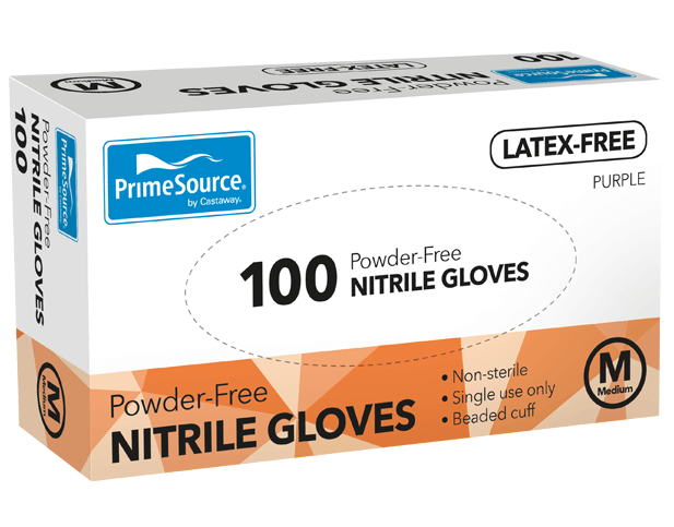 Medium Nitrile Gloves | Light Purple