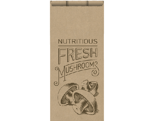 Mushroom Paper Bag | Brown