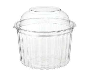 16oz Clearview® Food Bowls with Dome Lid | Clear