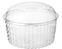 48oz Clearview® Food Bowls with Dome Lid | Clear
