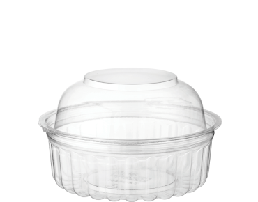 8oz Clearview® Food Bowls with Dome Lid | Clear