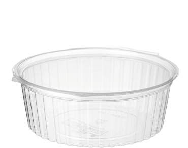 24oz Clearview® Food Bowls with Flat Lid | Clear