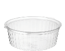 24oz Clearview® Food Bowls with Flat Lid | Clear