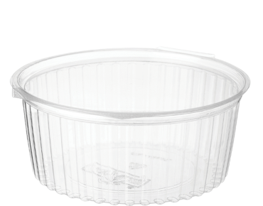 32oz Clearview® Food Bowls with Flat Lid | Clear