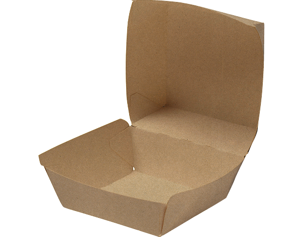 Large Burger Clam | Brown kraft