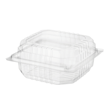Large Burger Pack Clearview® Container with Hinged Lid | Clear