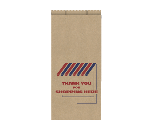 Medium Brown Paper Butchery Bag