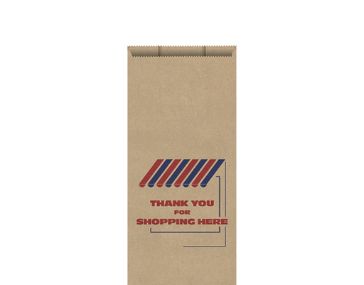 Small Brown Paper Butchery Bag