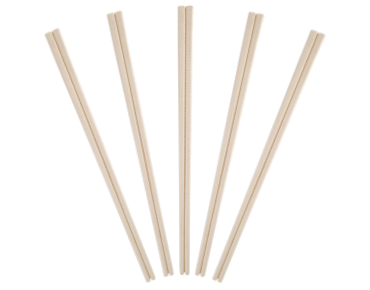 Envirocutlery Wooden Chopsticks 203 mm Paper Wrapped