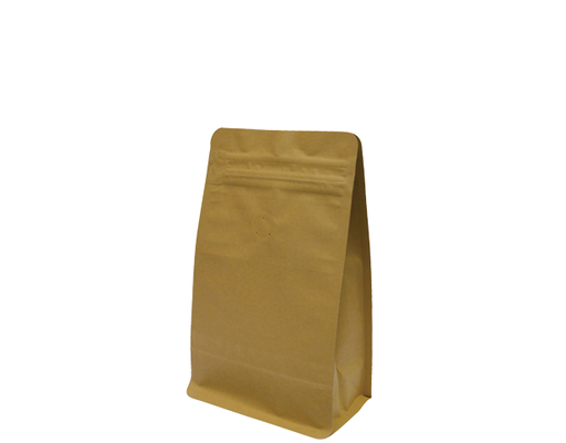250g Box Bottom Coffee Bag | Brown kraft