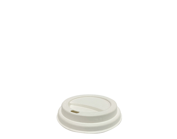 Sugarcane lid to fit 6 & 8 oz cups | 80 mm Ø