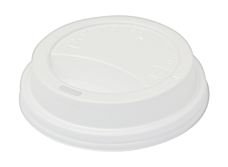 Classic Snap-On Lid to suit 12-16oz (90mm Ø) | White