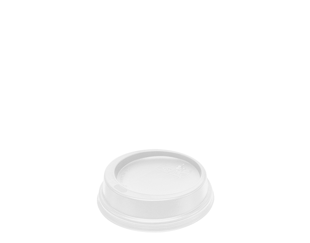 Classic Snap-On Lid to suit 6-8oz cups (80mm Ø) | White