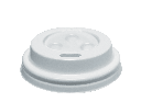 Espresso lid to suit 4oz cups (62mm Ø) | White
