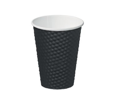 Combo Dimple PE 12oz 86mmØ Black