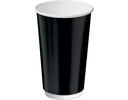 16oz (86mm Ø) Double Wall Coffee Cup | Black
