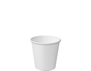 4oz (62mm Ø) Single Wall Coffee Cup | White