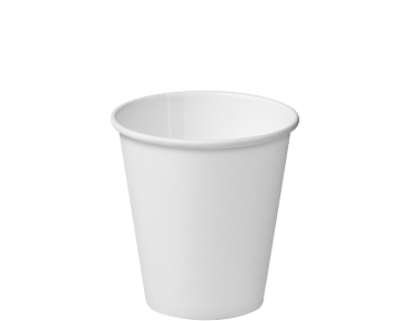 8oz (86mm Ø) Single Wall Coffee Cup | White