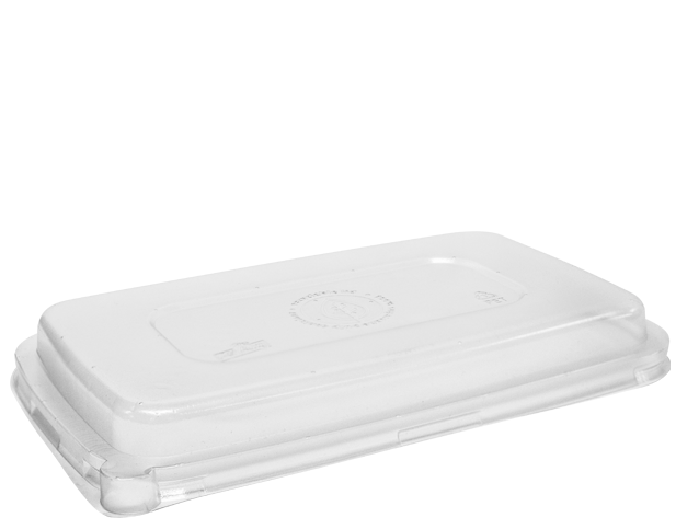 Rectangular rPET Lid | Clear