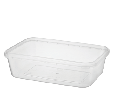 750ml PP Rectangular Container | Clear