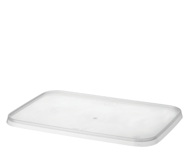 Locksafe® Rectangular Lid | Clear