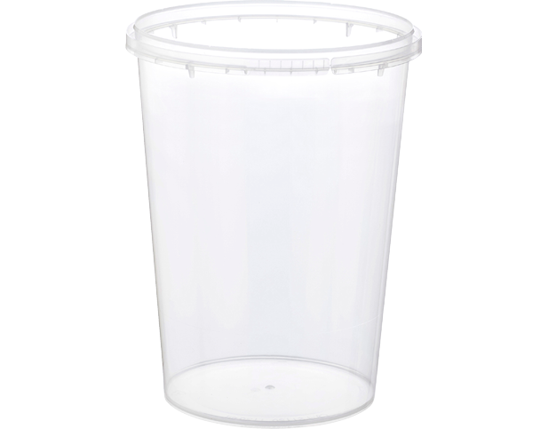 1120ml Locksafe® Round Container | Clear