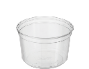 16oz Round P.E.T. Deli Container | Clear