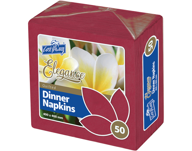 Quarter Fold Elegance® Dinner Napkin | Wine red