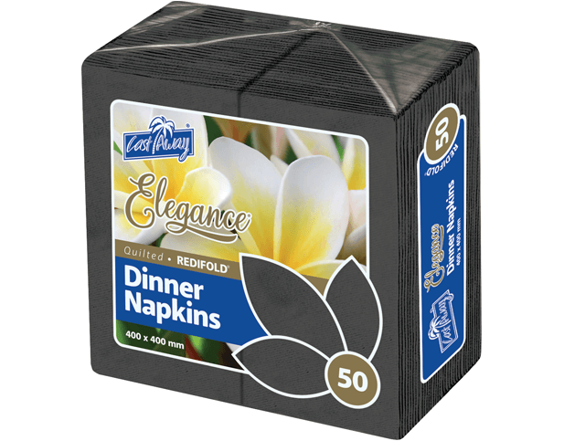 RediFold® Elegance® Dinner Napkins | Black