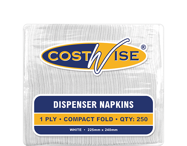 Costwise® Dispenser Compact Fold Napkin | White