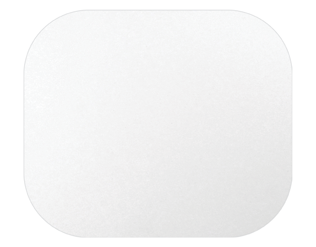 P.E.T. Lined Foil Container Lid to Suit RFC440 | White