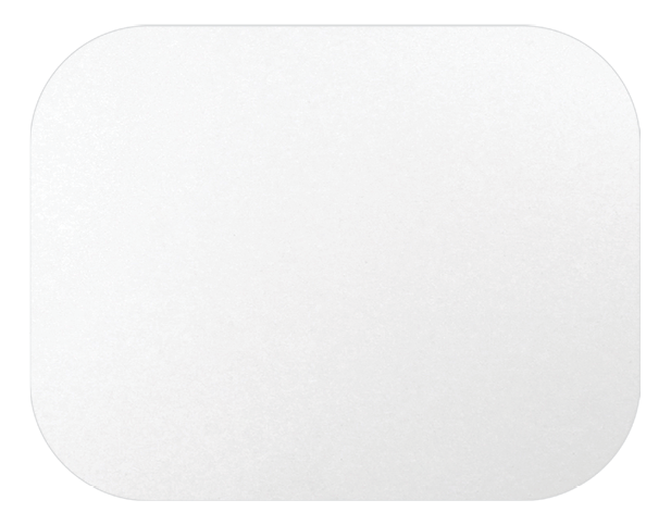 P.E.T. Lined Foil Container Lid to Suit RFC441&663&481VH | White
