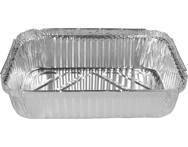 Extra Large Deep Rectangular Tray | Non-perforated Foil