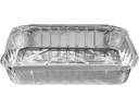 Large Deep Rectangular Tray | Non-perforated Foil