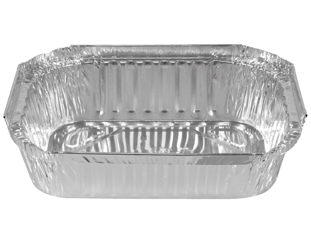 Medium Shallow Rectangular Tray | Non-perforated Foil